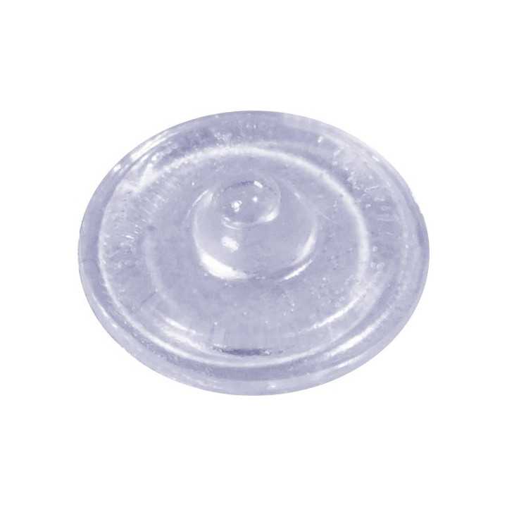 Adhesive bumper OD 10 Ht 3,1 mm T2dôme - +Soft PU transparent
