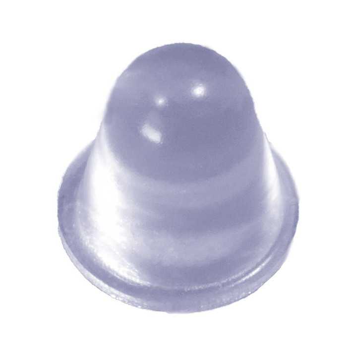 Adhesive bumper OD 16,6 Ht 16,6 mm T4 - Soft PU black