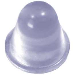 Butée adhésive diam 16,6 Ht 16,6 mm T4 - PU souple transparent