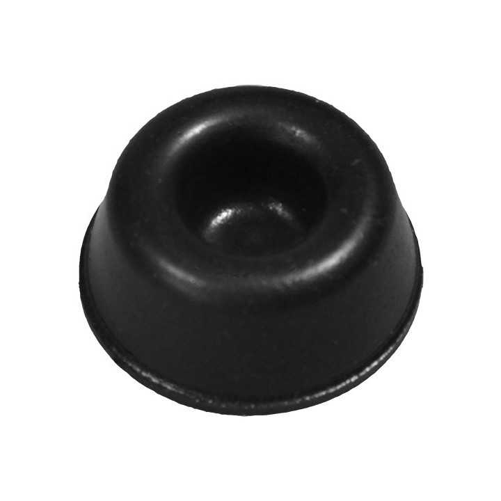 Butée plastique adhésive diam 22,3 Ht 10,1 mm T3 PU souple gris