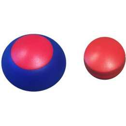 Bouchon Cache Ecrou Plastique à embase M10 Clé 17 mm Bleu