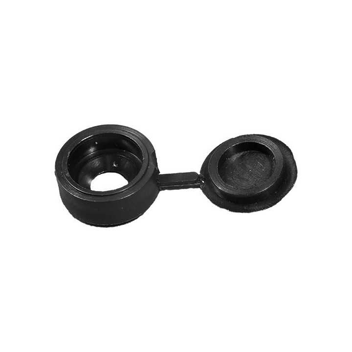 Cache vis diam ext. 17,5 int. 14,4 H 5 mm avec rondelle - noir