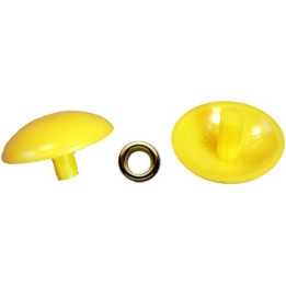 Bouchon cache vis et rivet diam ext. 5,1 Col. 18 H 2,5 mm - Noir