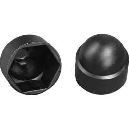 Bouchon Cache Ecrou Plastique M 10 Clé 17 mm Noir