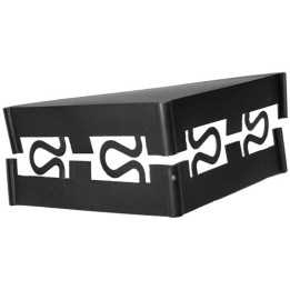 Corner protection - Wall thickness 35-60 mm - Black - Type 6