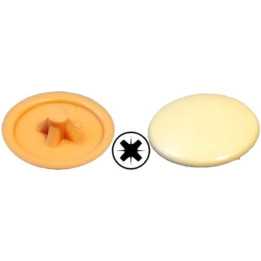 Bouchon cache vis Pozidriv PZ II Col. 9 mm - Gris