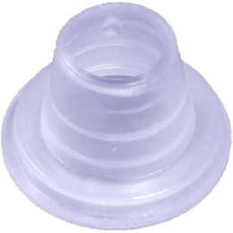 Rondelle pour Cache vis diam ext 17 int 6,4 H ext 13,4 mm Naturel