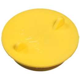 Plastic insert plugs 3/4x16UNF without ears - Yellow
