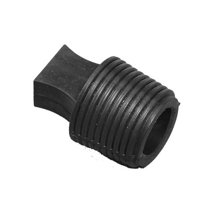Embout conique Dim ext 12 à 14 Ht 25,4 mm + languette - EPDM