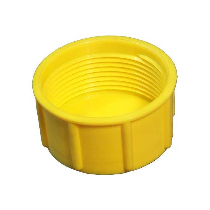 Plastic threaded caps M22x1,5 - Yellow