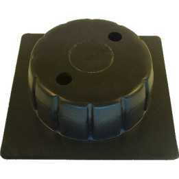 Embouts Plastiques mandrins Diam ext. 76 Col. 100x100 mm - Noir