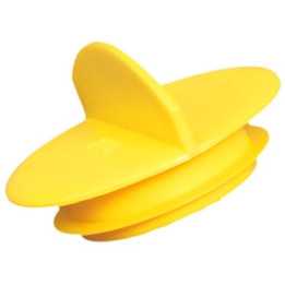 Bouchon plastique pression Diam Ext. 11 mm Col. 14,7 mm - Jaune