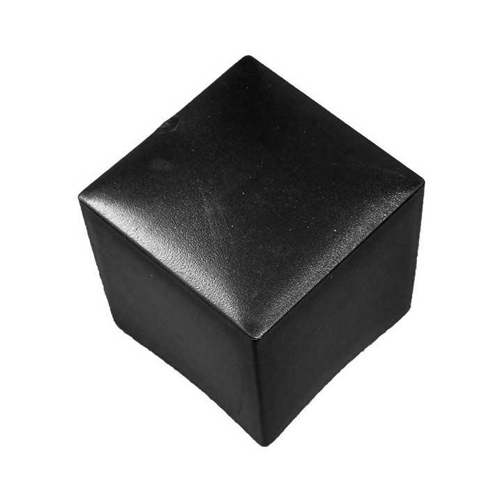 Embouts plastique PE carrés Dim int. 30 x 30 Ht. 28 mm - Noir