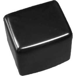Embouts plastique PE rectangulaires Dim int 40 x 30 Ht 49 mm Noir
