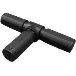 Raccord pour Tube Rond diam. 25 mm Ep. 1 mm - Type 3 - PA Noir