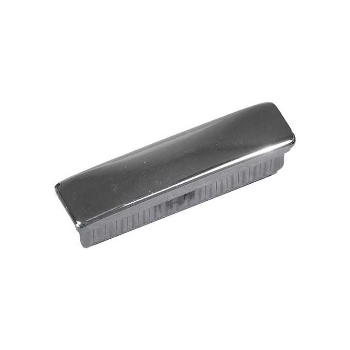 Embouts ailettes rectangles tube Ext 40x20 mm Ep1,2 ABS chromé