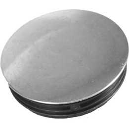 Embouts ailettes ronds tube Ext40 mm Ep1,5-2 Surface chromée