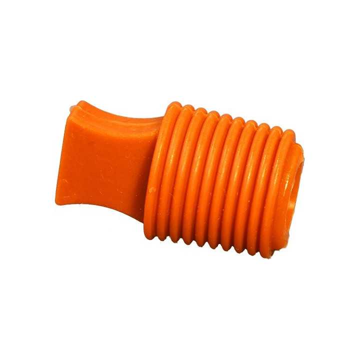 Tapered caps OD 14 to 16 Ht 25,4 mm + Tears - Silicone purple
