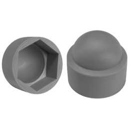 Bouchon Cache Ecrou Plastique M 27 Clé 41 mm Gris