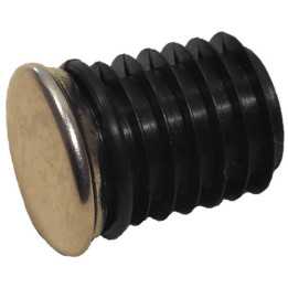 Patin base inoxydable pour tube Ext 32 mm Ep 1-2,5 PE Noir