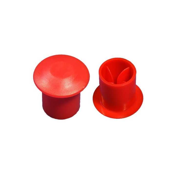 Caps de sécurité pour Diam Ext. 6 à 20 mm - Tête 43.5 mm - PELD Rouge