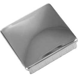 Embouts ailettes carrés tube Ext 80X80 mm Ep. 1,5 ABS chromé