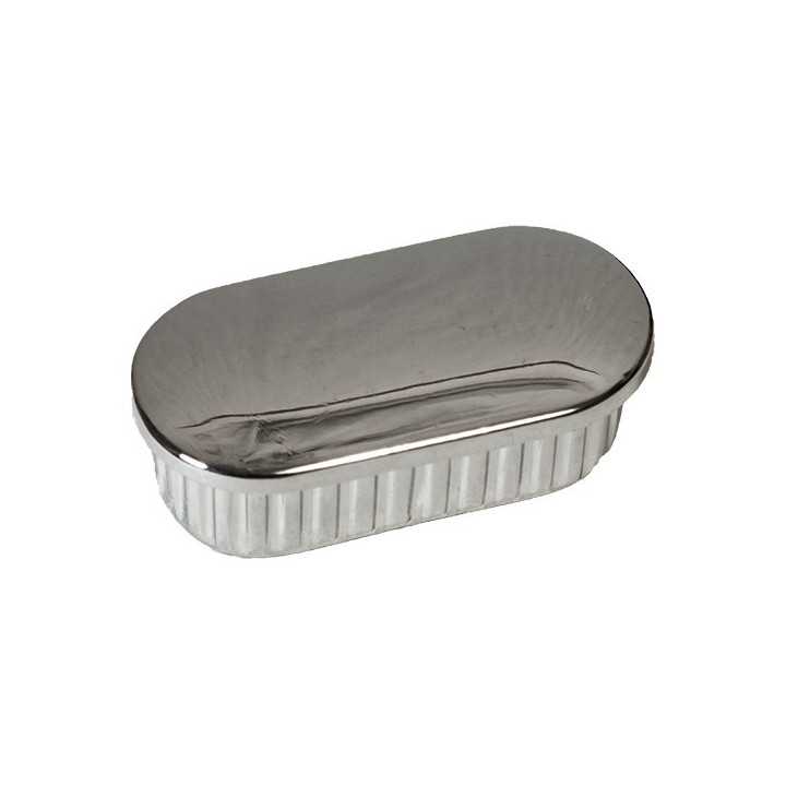 Embouts ailettes ovales tube Ext 35x20 mm Ep1,5 ABS chromé