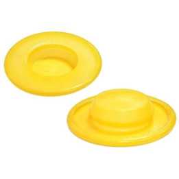 Cache bride à ailettes Diam ext 494 mm - C 625 mm - DN500 20 - Jaune