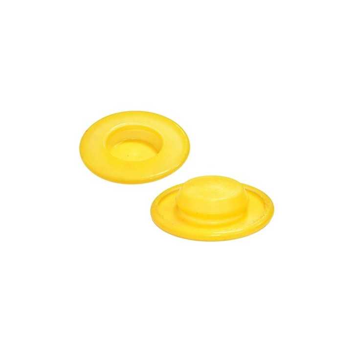 Cache bride à ailettes Diam ext 494 mm - C 625 mm - DN500 20 - Jaune