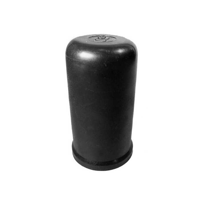 Cache écrou M 68 Clé 100 mm Ht. 150 mm Col 120 mm - PE Noir