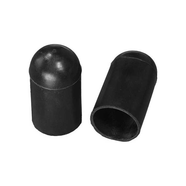 Embouts Diam int. 8,6 Ht. 25,4 mm - EPDM noir