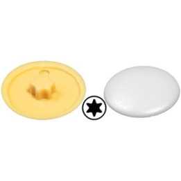 Cache vis Torx T25 Col. 13,5 mm - Blanc