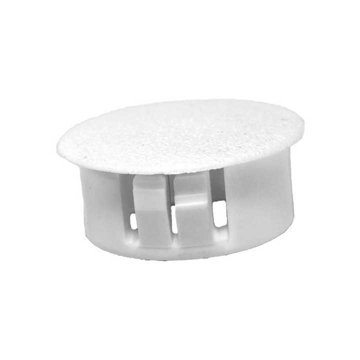 Cache tôle trou diam 152,4 - Epaisseur max 6,4 mm - PA66 V2 Blanc