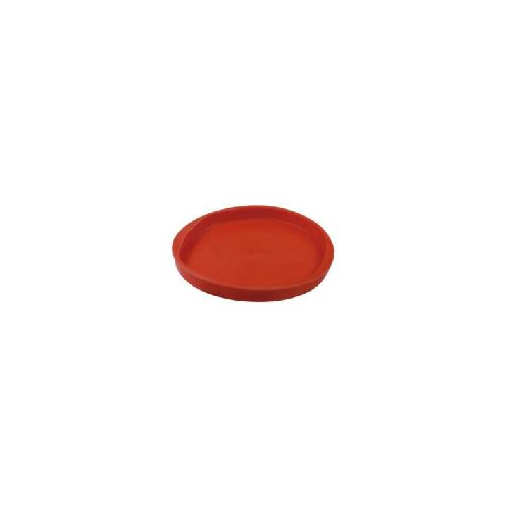 Bouchon d'extrémité de tube + Prise doigts Diam ext. 70 mm - Rouge