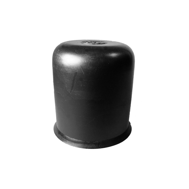 Cache écrou M 12 Clé 19 mm Ht. 37 mm - PE Noir