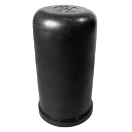 Cache écrou M 24 Clé 36 mm Ht. 42 mm Col 44 mm - PE Noir