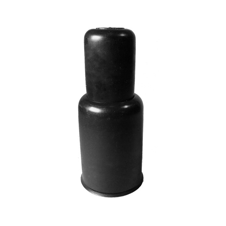 Cache écrou M 16 Clé 24 mm Ht. 66 mm Télescopique - PE Noir