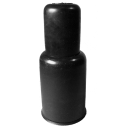 Cache écrou M 36 Clé 55 mm Ht. 192 mm Télescopique - PE Noir