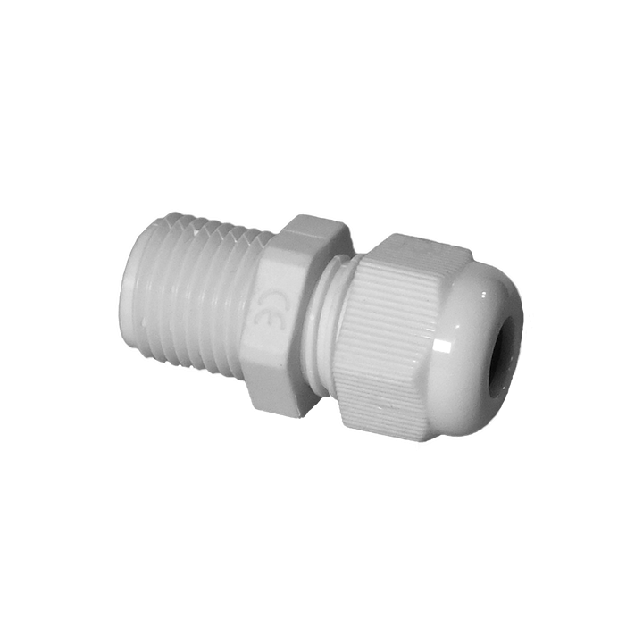 Presse-étoupes M20X1.5 Ht filetage 9 mm Cable 5-9 mm PA Blanc