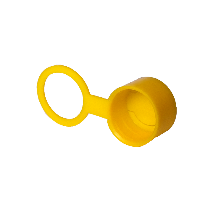 Cache robinet gaz DN 21,8 mm Type 1 Gaz CO2 - Jaune