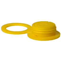 Cache robinet gaz DN 22,2 mm Type 2 Gaz N2 O2 H2 He C2H2 Ar - Jaune