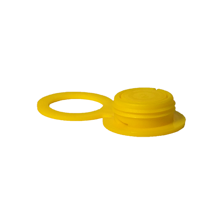 Cache robinet gaz DN 22,2 mm Type 2 Gaz N2 O2 H2 He C2H2 Ar - Jaune