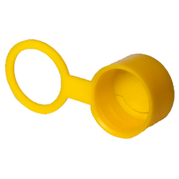 Cache robinet gaz DN 24,3 mm Type 1 - Jaune