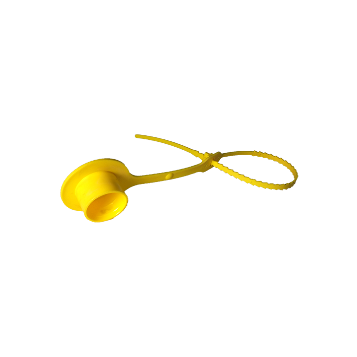 Cache robinet gaz DN 26,4 mm Type 6 - Jaune
