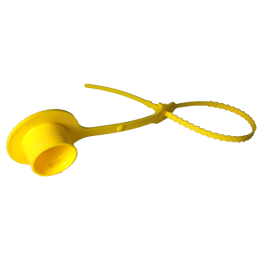 Cache robinet gaz DN 30 mm Type 6 Robinet NEVOC - Jaune