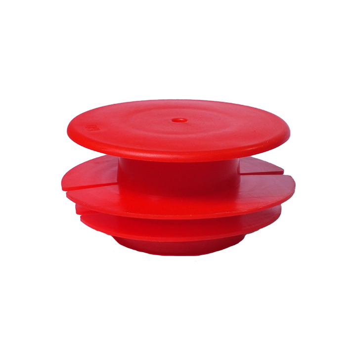 Caps à ailettes Diam ext 167 Ht 35 mm pour tube ext 168,3 - 6 - DN150