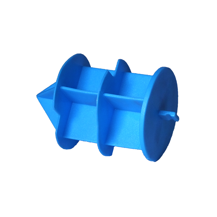 Caps à ailettes Diam ext 9,5 mm - Ht 9,5 mm   languette - Bleu
