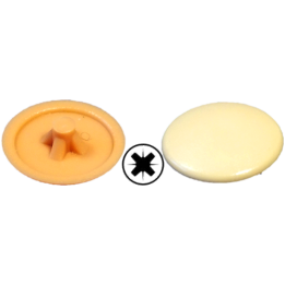 Bouchon cache vis Pozidriv PZ II Col. 12 mm - Couleur