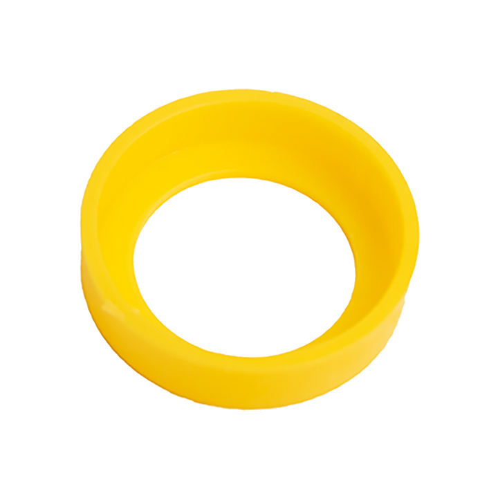 Cache tuyau auto-serreur Diam int. 13,8 Trou 7,7 Ht. 6 mm - Jaune