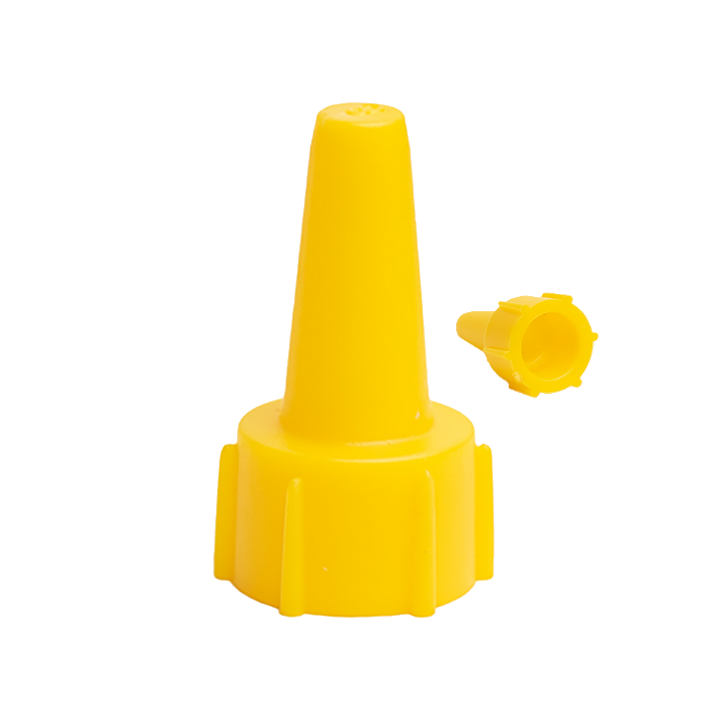 Bouchon autofiletable pour taraudage M18 - Col 22 mm - Jaune